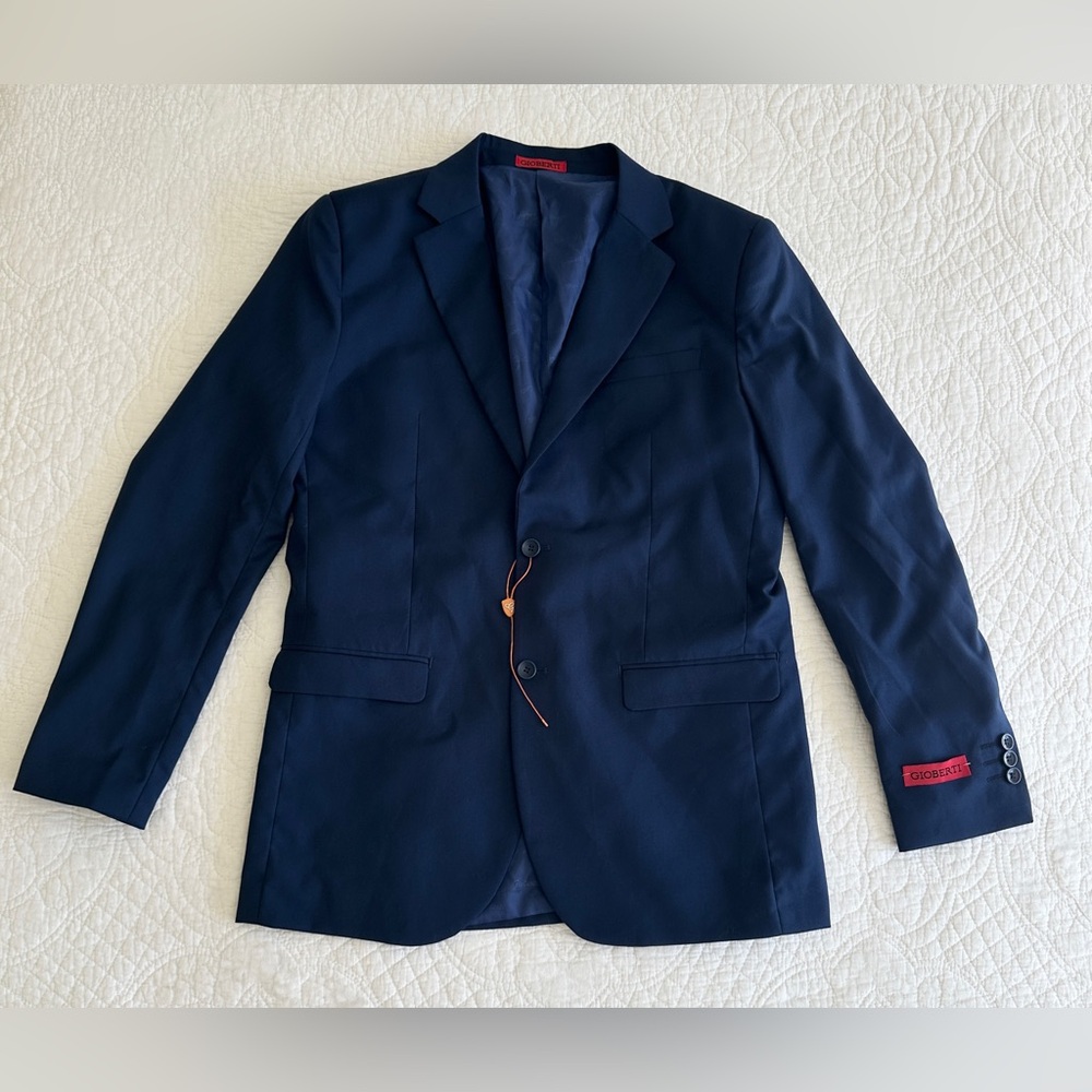 GIOBERTI Formal Blazer Jacket Size 20 Men’s Navy NWOT Career Wedding Fraternity